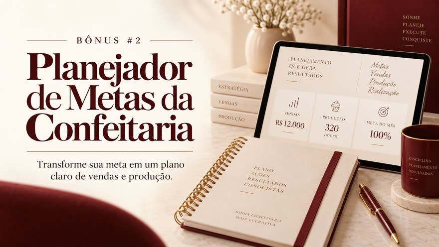 Planejador de Metas da Confeitaria