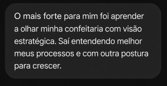 Depoimento de aluna 5